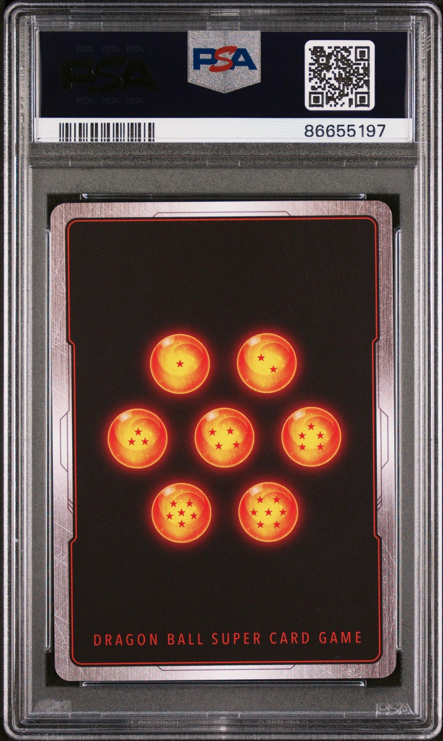 2023 DRAGON BALL SUPER 1 WILD RESURGENCE 12 SSB GOKU, GODLY TRNG #P-497 - PSA 10