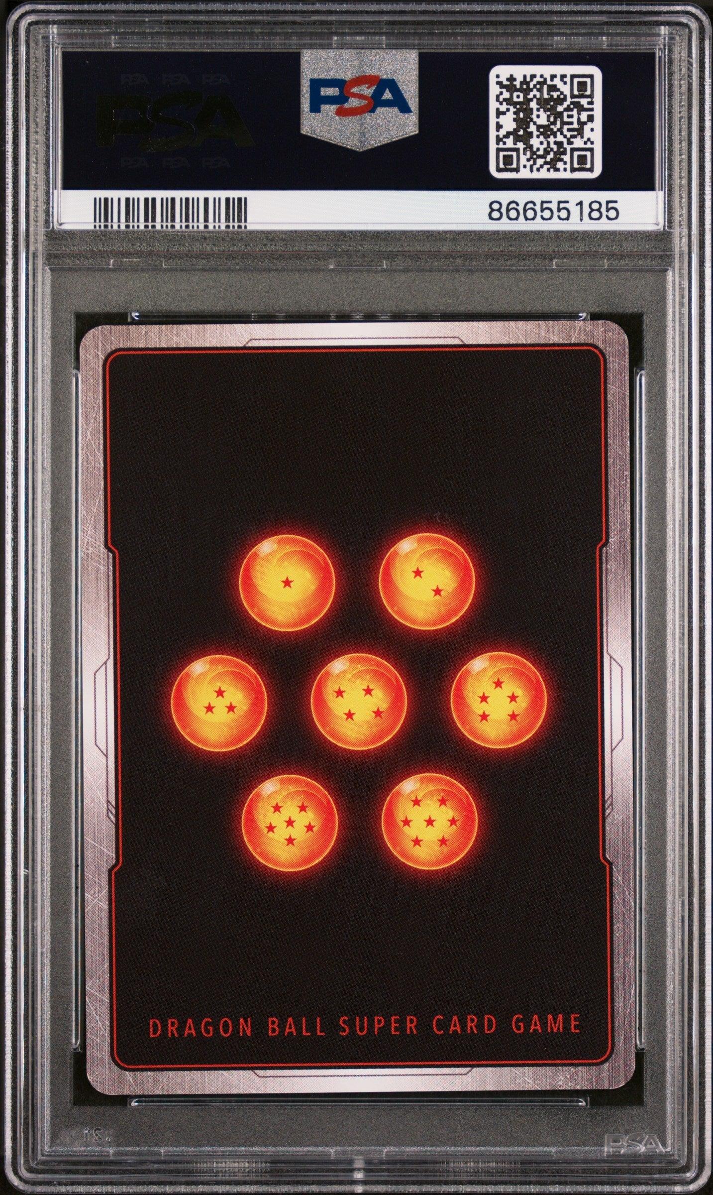 2019 DRAGON BALL SUPER OFFICIAL VEKU, TRMPHNT MIGHT #P-095 PSA 9