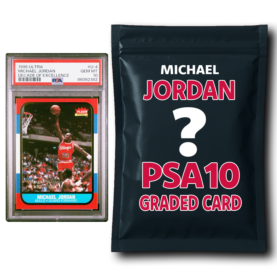 Michael Jordan PSA 10 Graded Basketball Card Mystery Pack