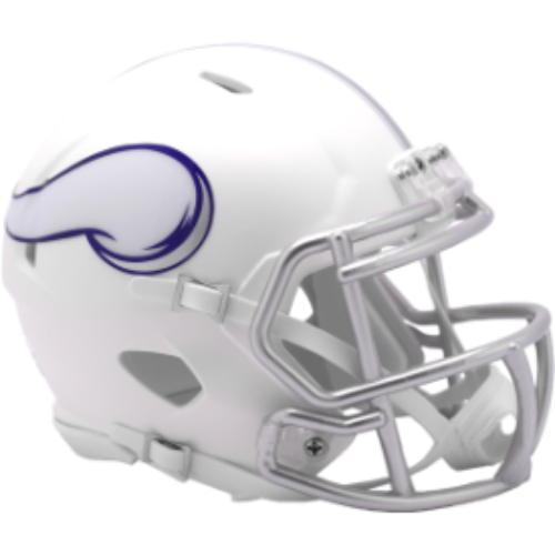 Minnesota Vikings NFL Mini Speed Football Helmet 2024 On-Field Alternate