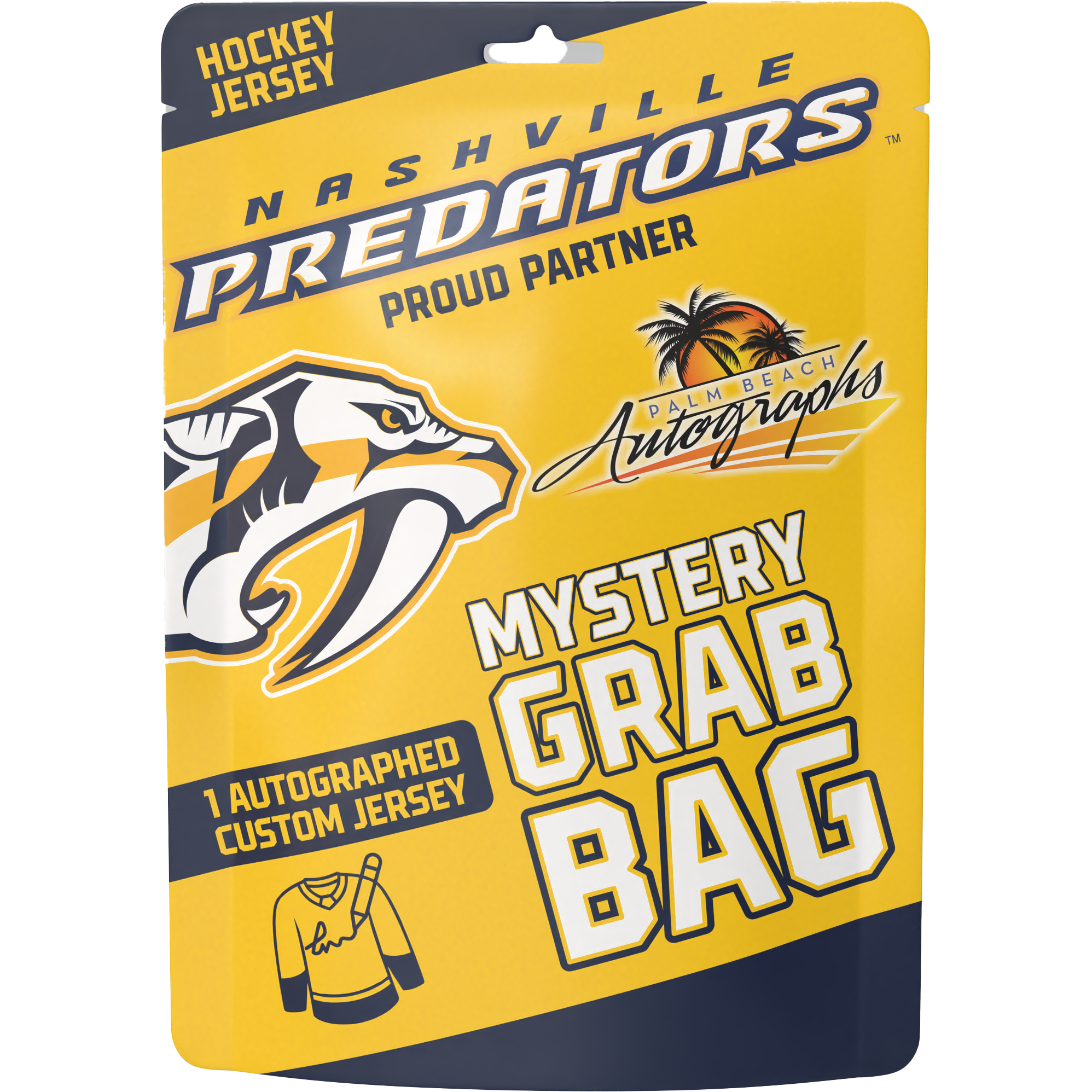 MYSTERY GRAB BOX - Autographed Nashville Predators Hockey Jersey
