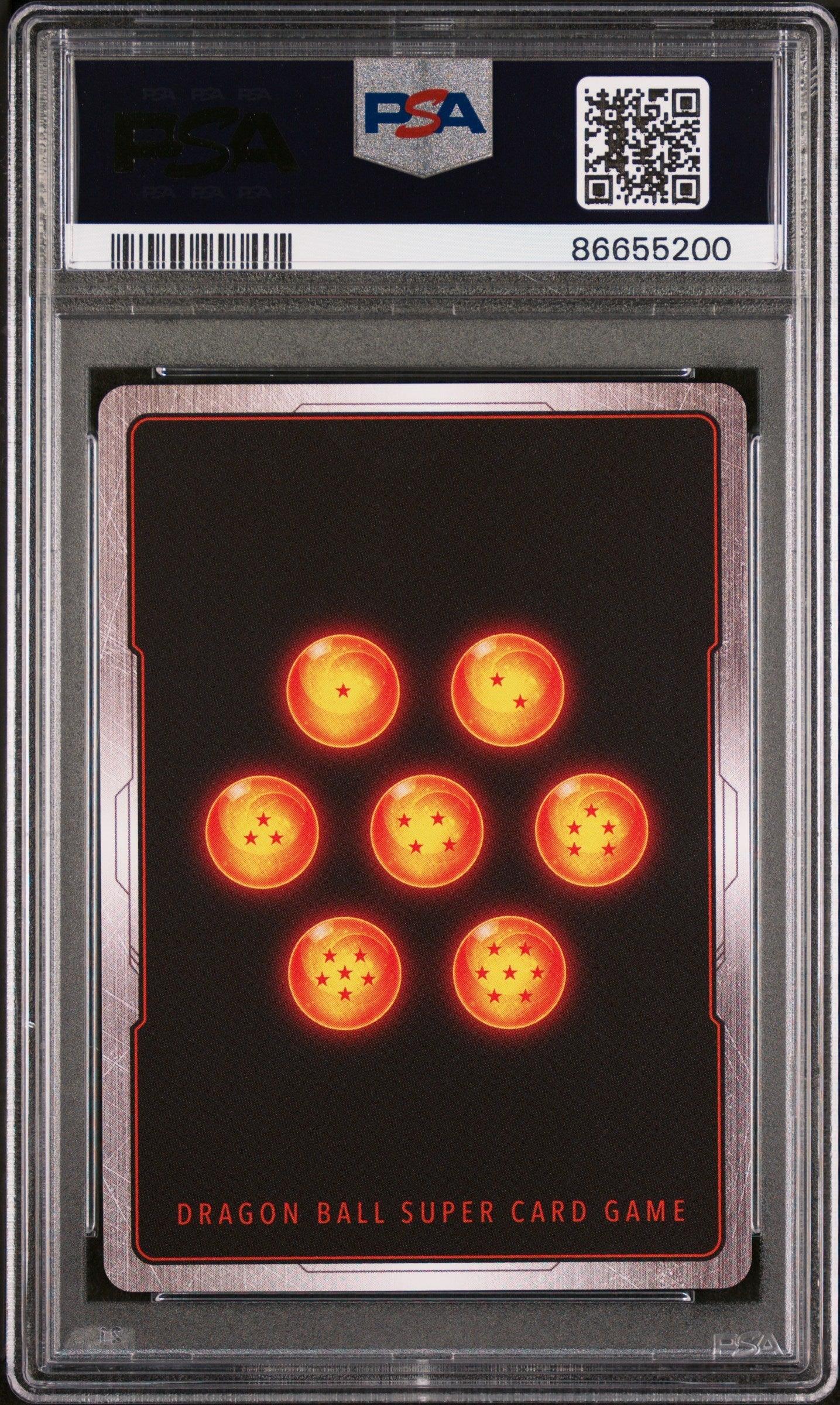 2023 DRAGON BALL SUPER 1 WILD RESURGENCE 12 SSB GOKU, GODLY TRNG #P-497 - PSA 10