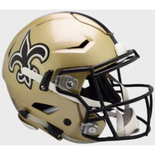 New Orleans Saints Full Size Authentic SpeedFlex Football Helmet - NFL