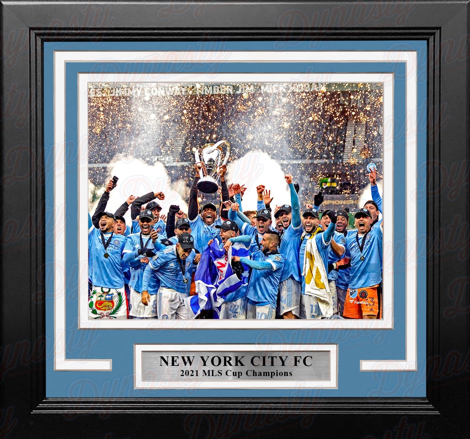 New York City FC 2021 MLS Cup Champions 8" x 10" Framed Soccer Photo