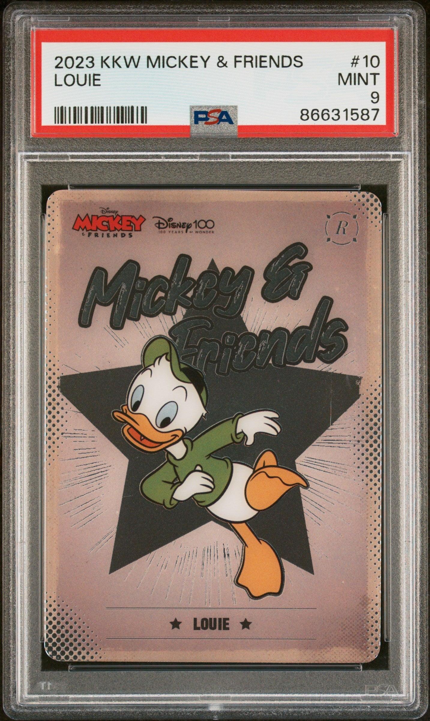 2023 KAKAWOW HOTBOX MICKEY & FRIENDS CHEERFUL TIMES LOUIE 10 PSA 9