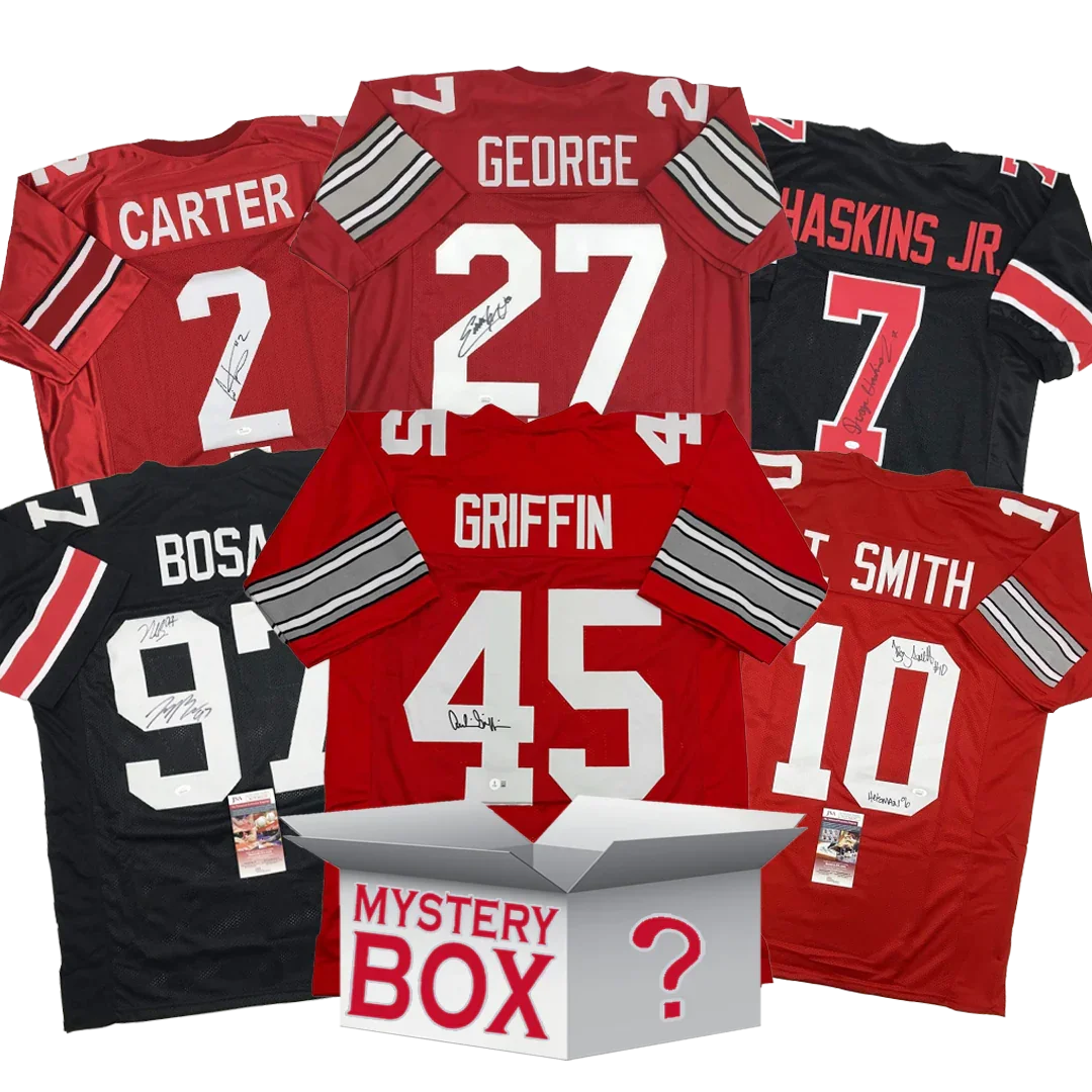 Autographed/Signed Ohio State University College Football Jersey Mystery Box with PSA JSA or Beckett COA