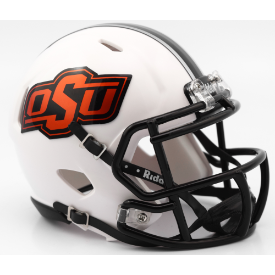 Oklahoma State Cowboys NCAA Mini Speed Football Helmet Chrome Decal - NCAA