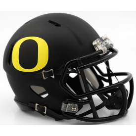 Oregon Ducks NCAA Mini Speed Football Helmet Matte Black - NCAA
