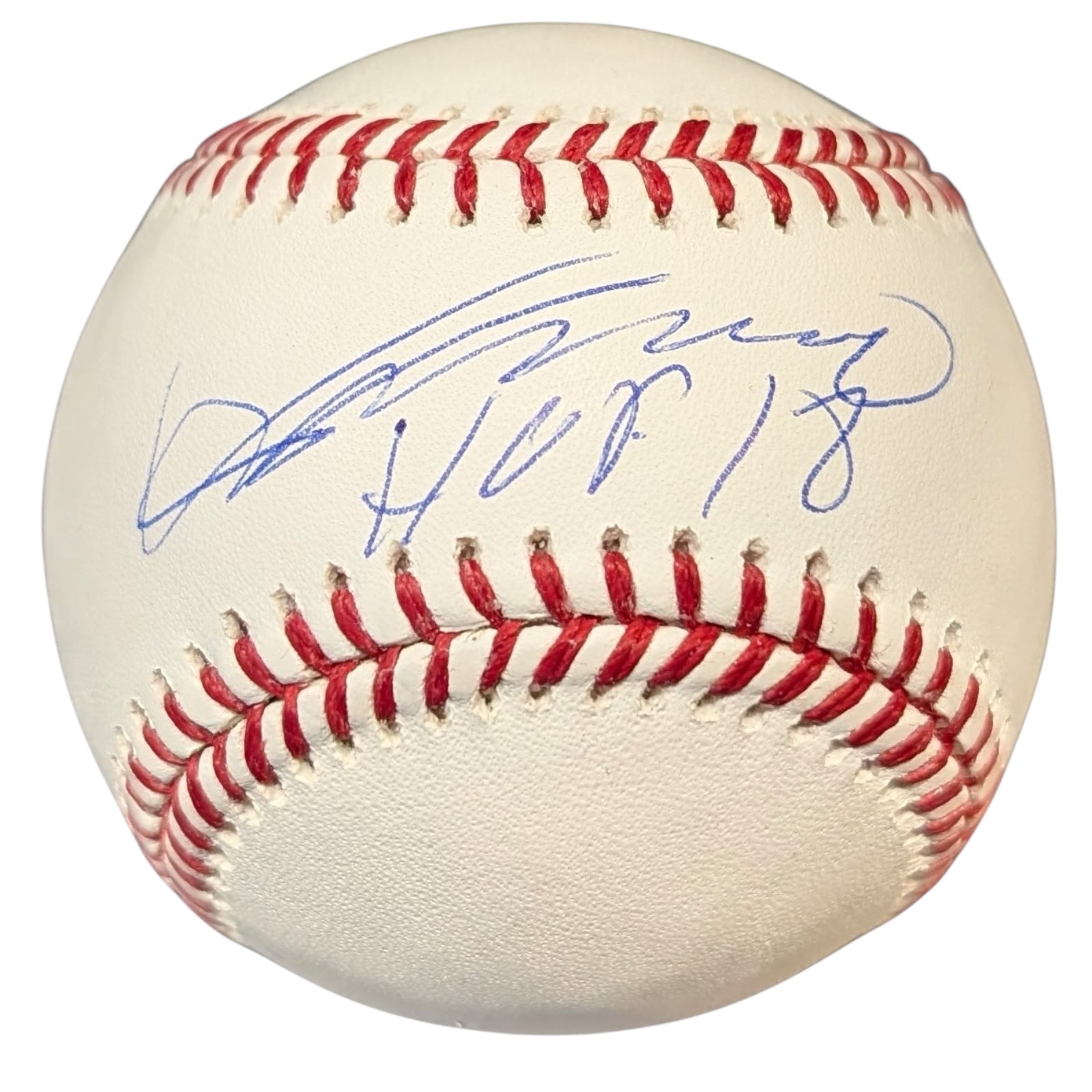 Vladimir Guerrero Sr. Autographed MLB Baseball w/ "HOF 18" - JSA