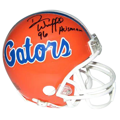 Danny Wuerffel Autographed Florida Gators Mini Helmet w/ "96 Heisman"