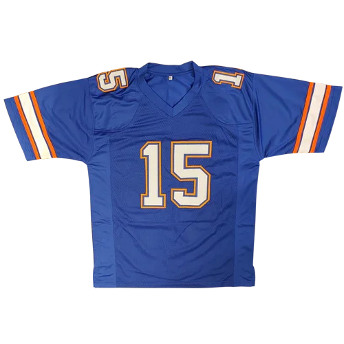 Tim Tebow Autographed Florida Gators (Blue #15) Jersey w/ "07 Heisman" - Tebow Holo