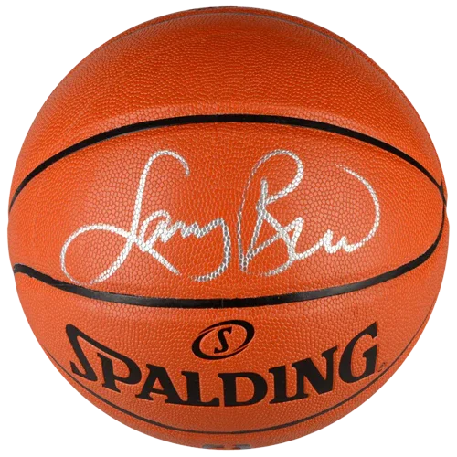 Larry Bird Autographed NBA I/O Basketball - Beckett