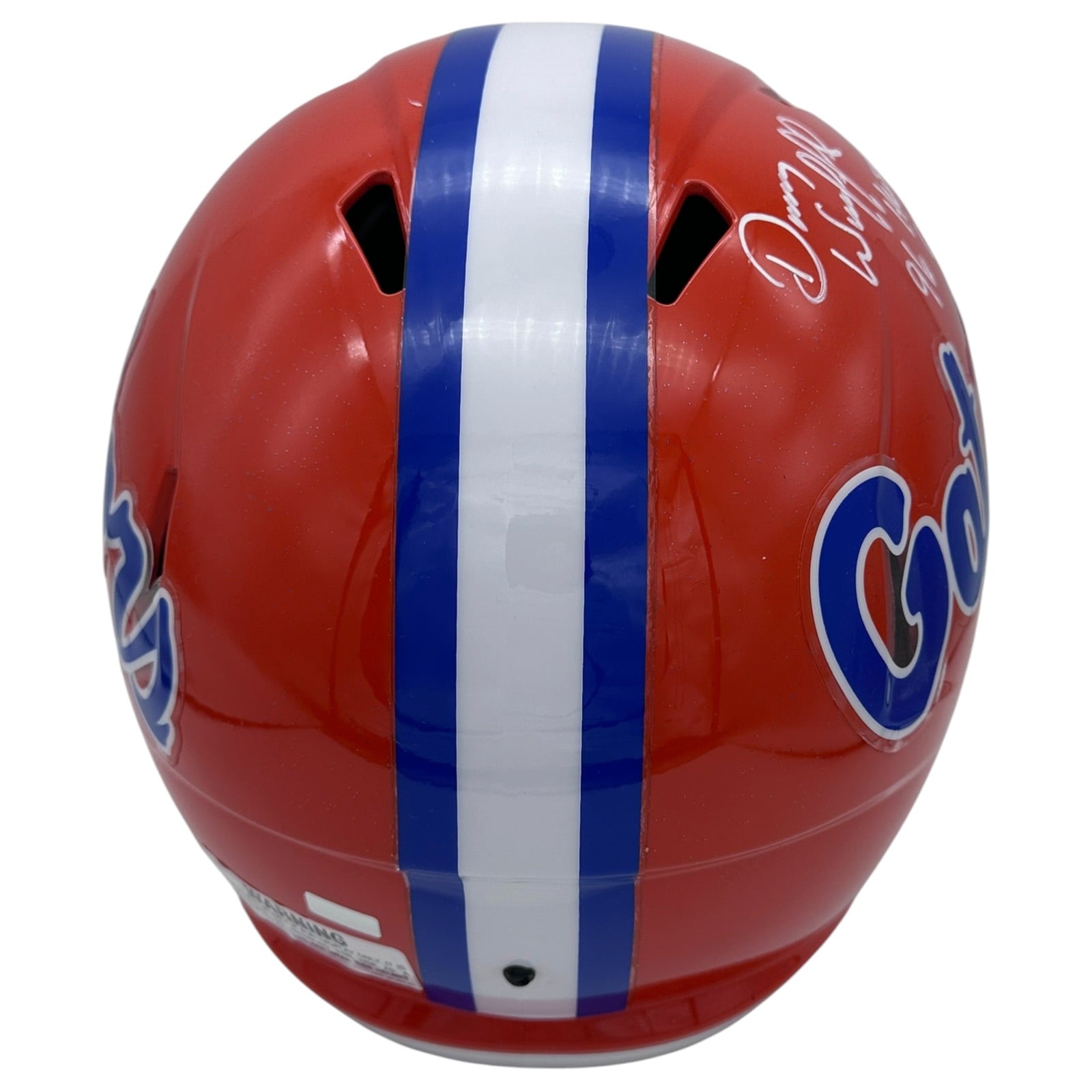 Danny Wuerffel Autographed Florida Gators Deluxe Full-Size Replica Helmet w/ "96 Heisman Champs"