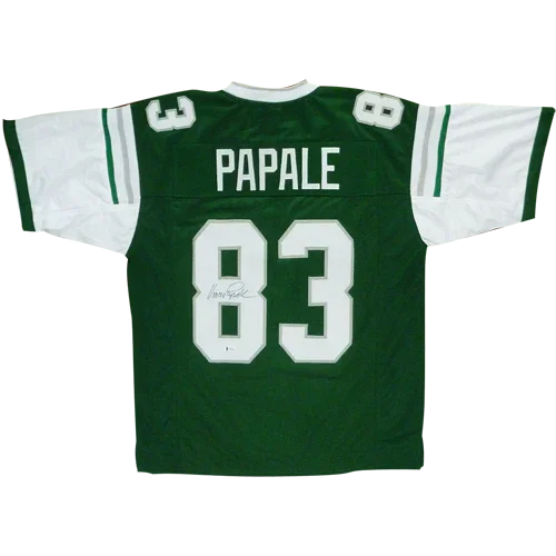 Vince Papale Autographed Philadelphia Eagles (Green #83) Custom Jersey - Beckett
