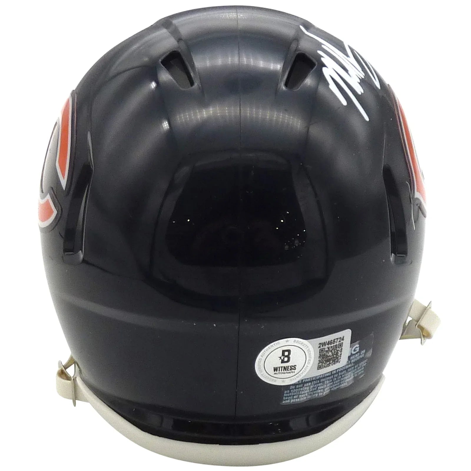 Mike Singletary Autographed Chicago Bears Mini Helmet w/ "HOF 98"