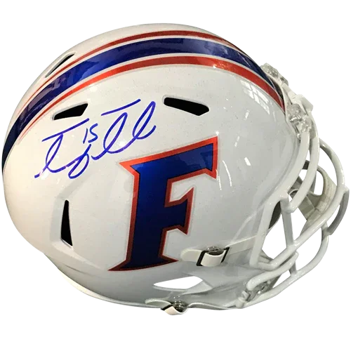 Tim Tebow Autographed Florida Gators (Pride White) Deluxe Full-Size Helmet - Tebow Holo