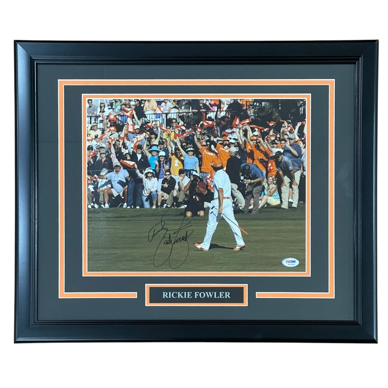 Rickie Fowler Autographed Deluxe Framed 11x14 Photo - PSADNA