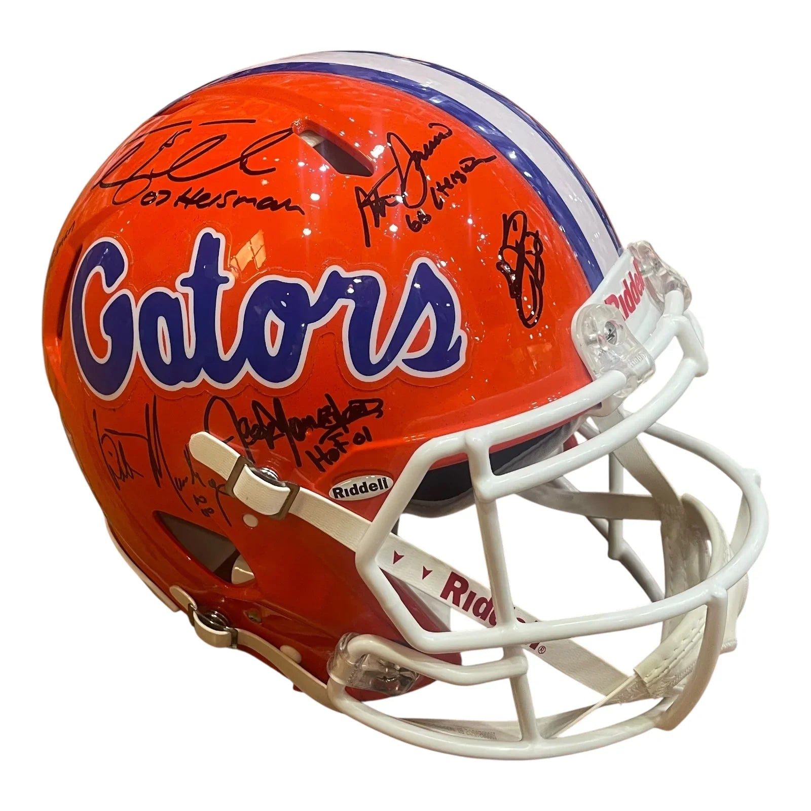 Florida Gators "Ring of Honor" Autographed Proline Helmet - Wilber Marshall, Emmitt Smith, Steve Spurrier, Tim Tebow, Danny Wuerffel, Jack Youngblood