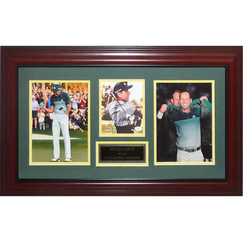 Sergio Garcia Autographed 2017 Masters Champion Tribute Collage - JSA