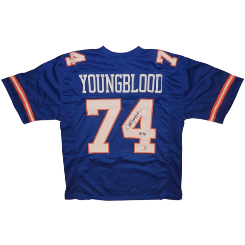 Jack Youngblood Autographed Florida Gators (Blue #74) Custom Jersey