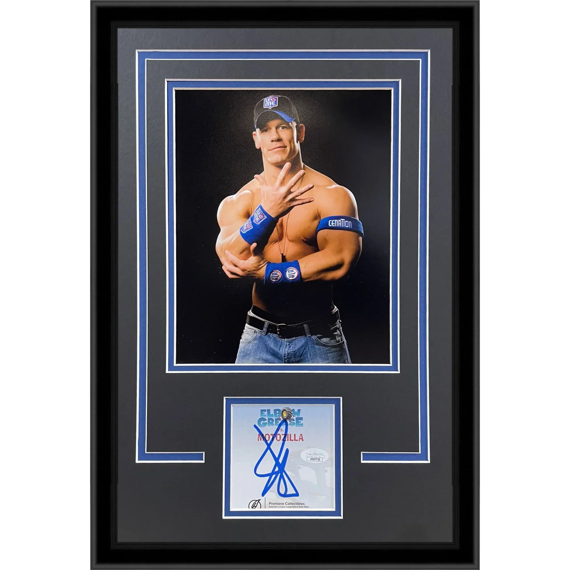 John Cena Autographed WWE Wrestling "Signature Series" Frame - JSA