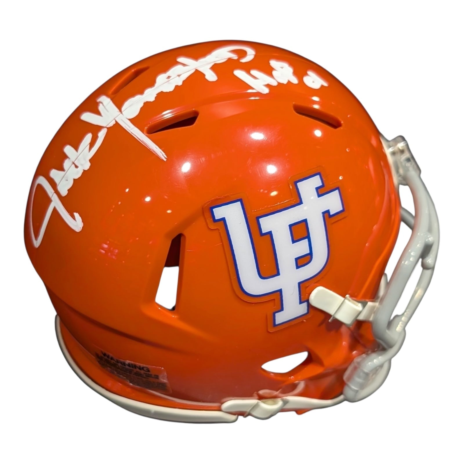 Jack Youngblood Autographed Florida Gators (Throwback) Mini Helmet w/ "HOF 01"