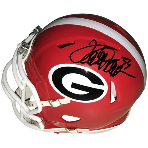 Terrell Davis Autographed Georgia Bulldogs Mini Helmet
