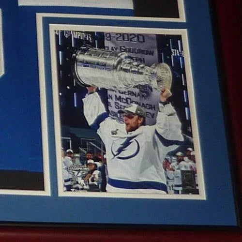Andrei Vasilevskiy Autographed Tampa Bay Lightning (Blue #88) Deluxe Framed Jersey - JSA