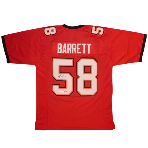Shaquil Barrett Autographed Tampa Bay (Red #58) Custom Jersey - JSA