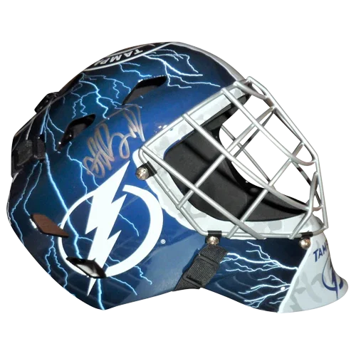 Andrei Vasilevskiy Autographed Tampa Bay Lightning Full-Size Goalie Mask - JSA Witness