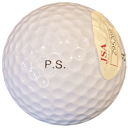 Payne Stewart Autographed Top Flight Personal P.S. Engraved Golf Ball - JSA Full Letter