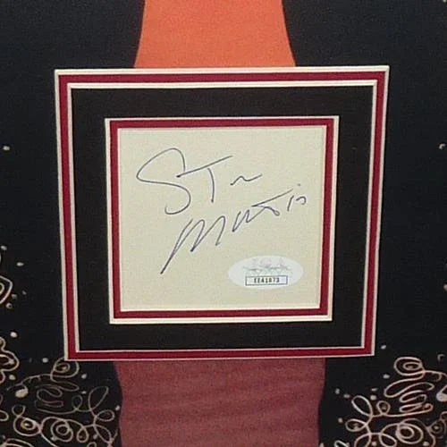 Three Amigos Full-Size Movie Poster Deluxe Framed with Steve Martin, Chevy Chase And Martin Short Autographs - JSA