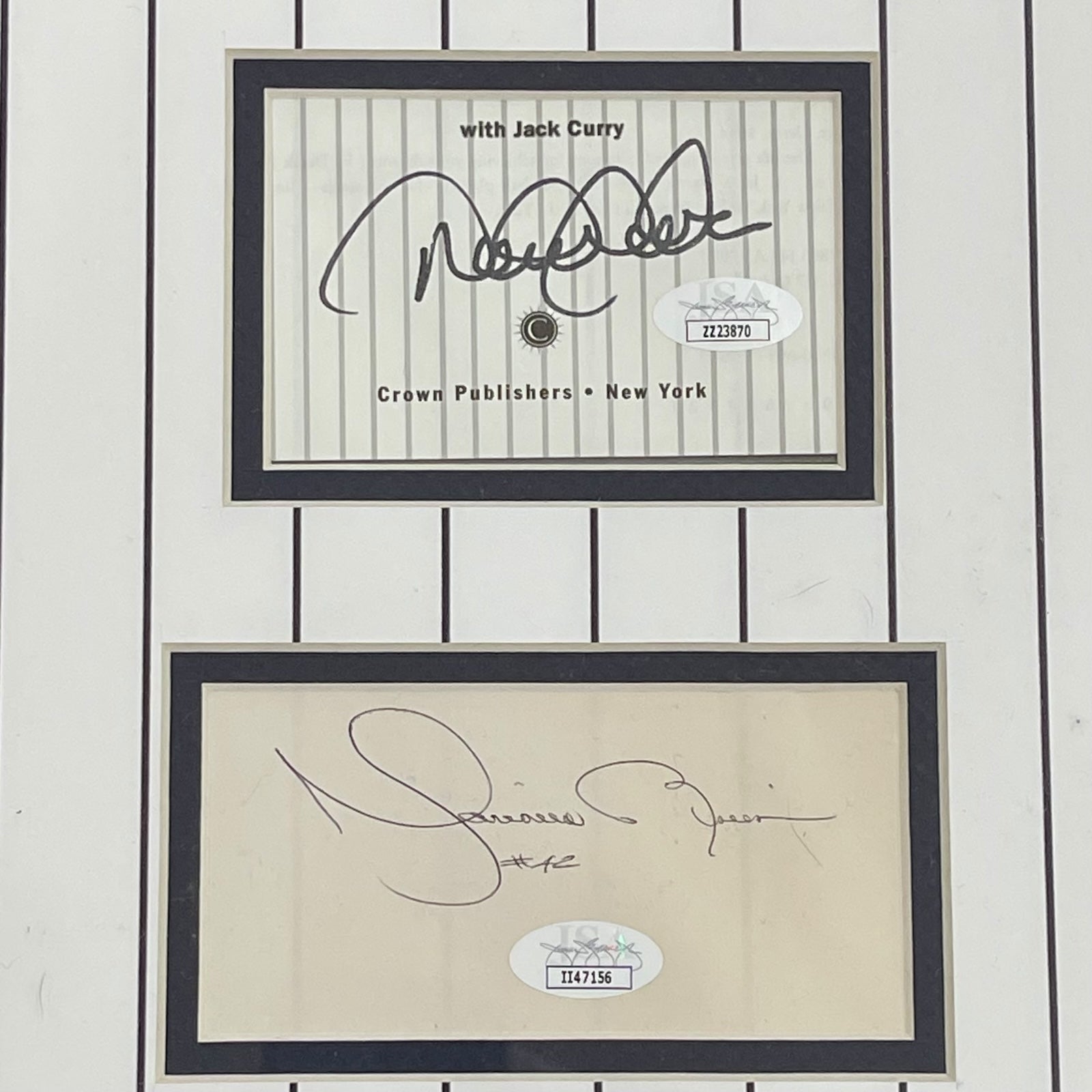 Derek Jeter, Andy Pettitte, Jorge Posada And Mariano Rivera Autographed New York Yankees (Core Four) Deluxe Framed Cut Piece with Patches - JSA