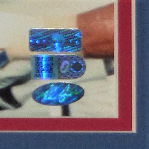 Nolan Ryan Autographed Texas Rangers (Punching Ventura) Deluxe Framed 8x10 Photo - Beckett