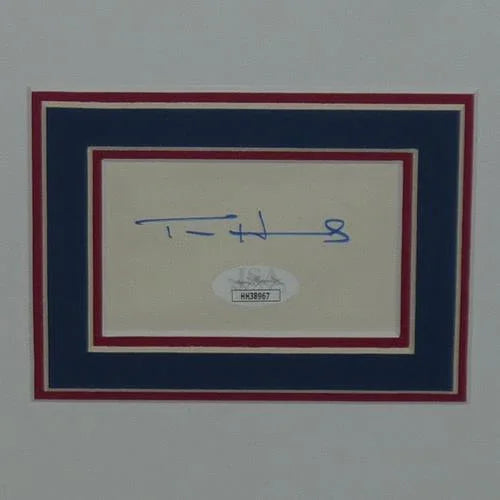 Forrest Gump Full-Size Movie Poster Deluxe Framed with 3 Cast Autographs - JSA