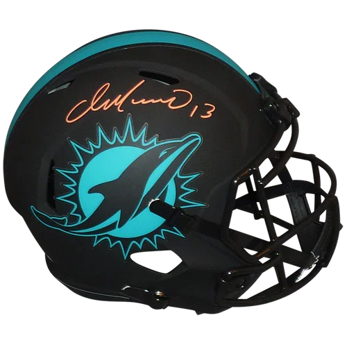 Dan Marino Autographed Miami Dolphins (ECLIPSE Alternate) Deluxe Full-Size Replica Helmet - Beckett