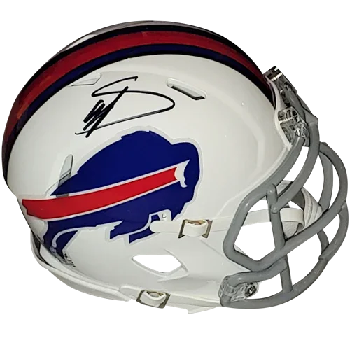 Stefon Diggs Autographed Buffalo Bills Mini Helmet - JSA