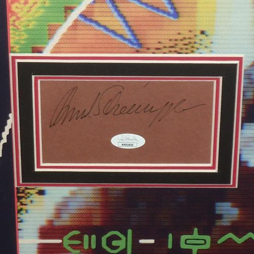 Predator Full-Size Movie Poster Deluxe Framed with Arnold Schwarzenegger Autograph - JSA