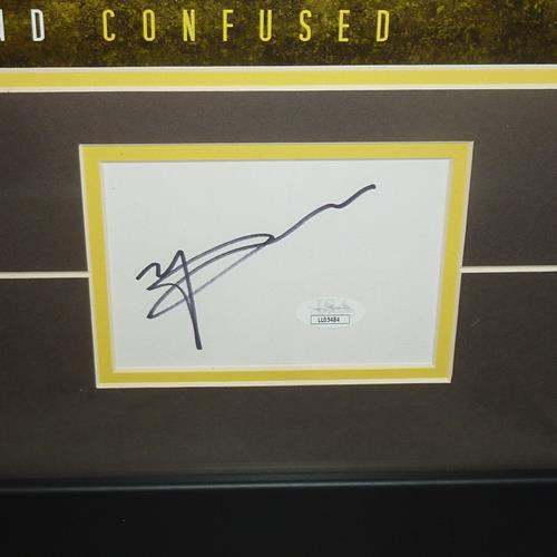 Matthew McConaughey Autographed Dazed And Confused Alright Alright Alright Deluxe Framed 12x18 Poster Piece - JSA