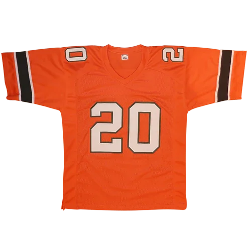 Bernie Kosar Autographed Miami (Orange #20) Custom Jersey - JSA