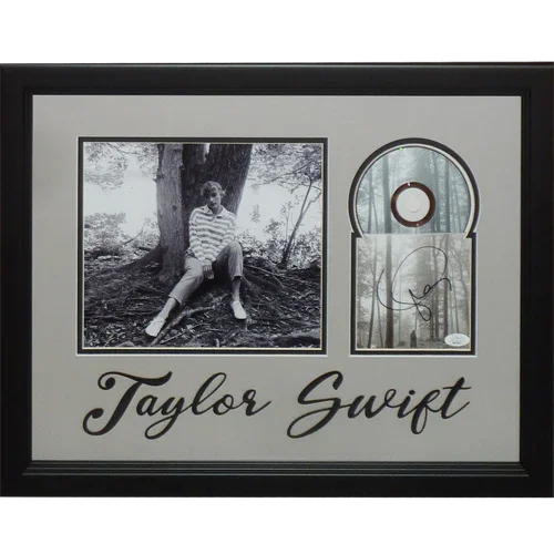 Taylor Swift Autographed Folklore In The Trees Deluxe Framed CD - JSA