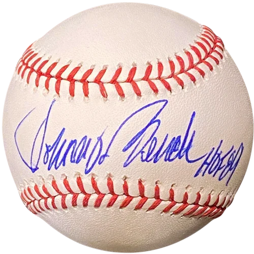 Johnny Bench Autographed MLB Baseball w/ HOF 89 - JSA
