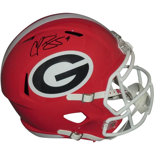 Champ Bailey Autographed Georgia Bulldogs Deluxe Full-Size Replica Helmet - Beckett