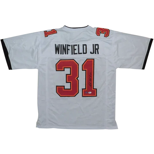 Antoine Winfield Jr Autographed Tampa Bay (White #31) Custom Jersey - BAS