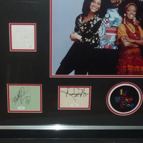 In Living Color 16x20 Photo Deluxe Framed with 8 Cast Autographs - JSA