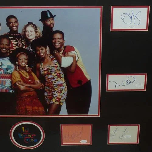 In Living Color 16x20 Photo Deluxe Framed with 8 Cast Autographs - JSA