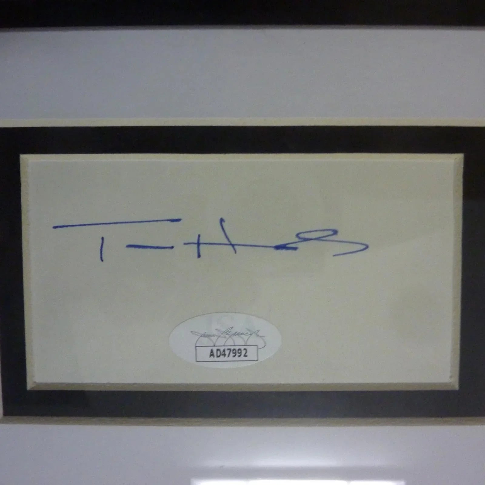 Tom Hanks And Robert Loggia Autographed Big Movie Poster Playing Piano Deluxe Framed Piece - JSA