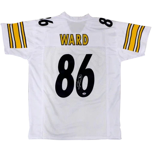 Hines Ward Autographed Pittsburgh (White #86) Custom Jersey - Beckett