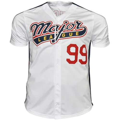 Charlie Sheen Autographed Major League Movie (Wild Thing #99) Custom Jersey - JSA