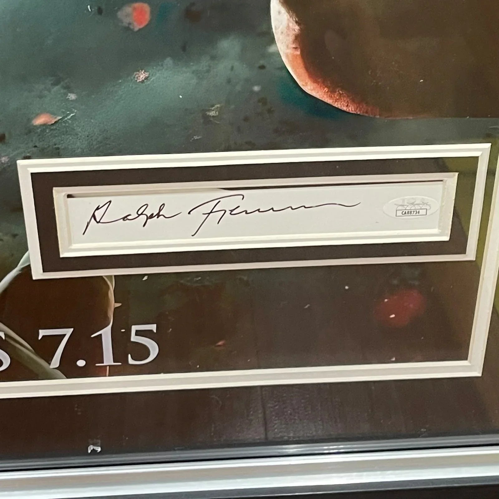 Harry Potter And The Deathly Hollows Full-Size Movie Poster Deluxe Framed with Daniel Radcliffe and Ralph Fiennes Autographs - JSA